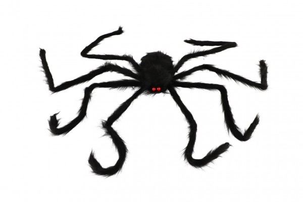 Grand araignée en peluche d'Halloween 125 x 8 cm