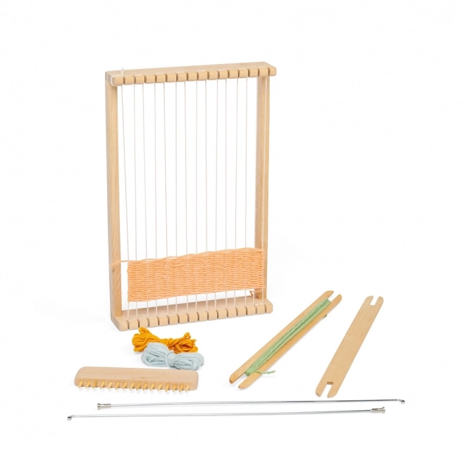 Métier à tisser en bois pour enfants créatifs