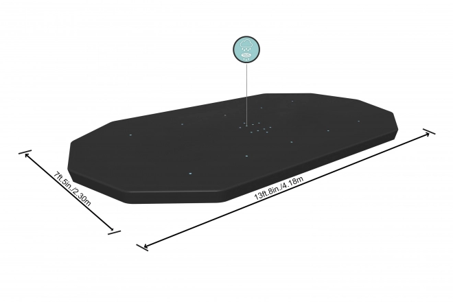 Couverture de protection pour piscine Bestway