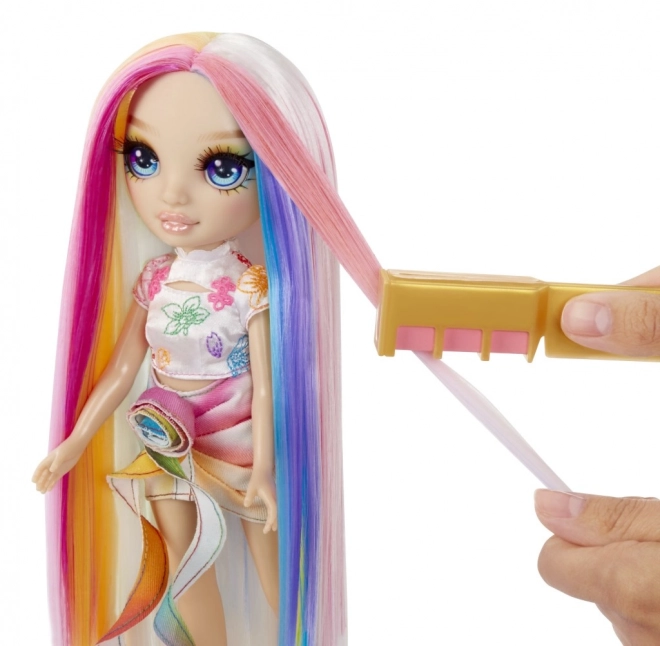 Poupée Rainbow High avec craies pour cheveux