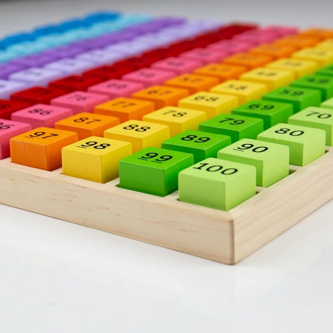 Jouet éducatif Bigjigs Toys – Chiffres en bois dans un plateau
