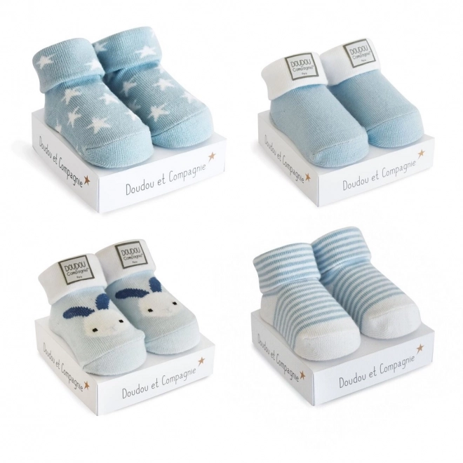Doudou Chaussettes pour garçon 0-6 mois 1 paire