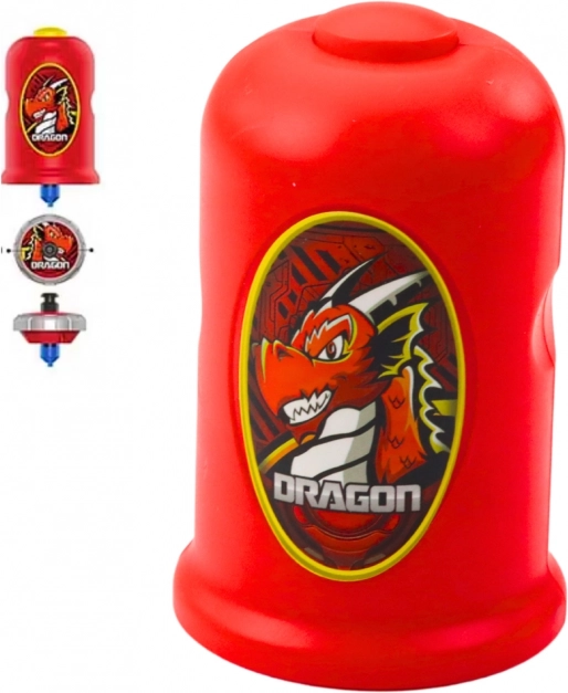 Ensemble Lancer et Disque Volant Dragon Rouge