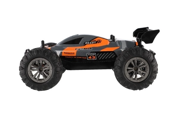 Buggy RC Auto vitesse 2,4GHz en plastique 25cm sur piles dans une boîte 31x14x18cm – Orange