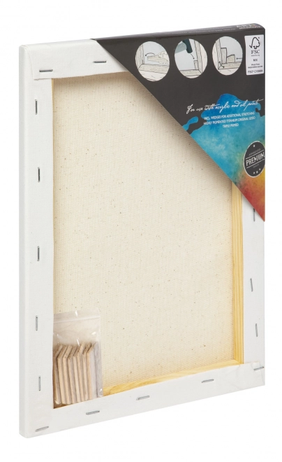 Toile en coton pour peinture 30 x 40 cm
