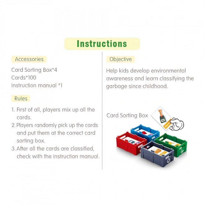 Sluban Town M38-B0780 Camion de recyclage + jeu de cartes