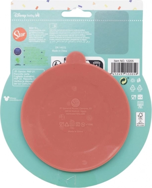 Bol en silicone avec ventouse Minnie