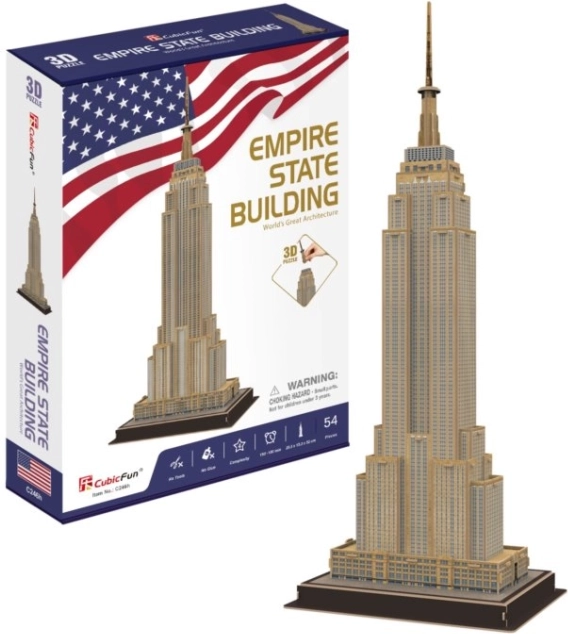CubicFun puzzle 3D Empire State Building 54 pièces