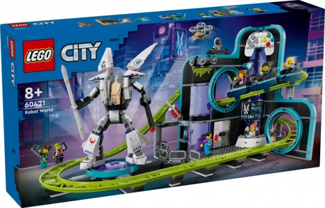 Lego City parc monde des robots avec montagnes russes