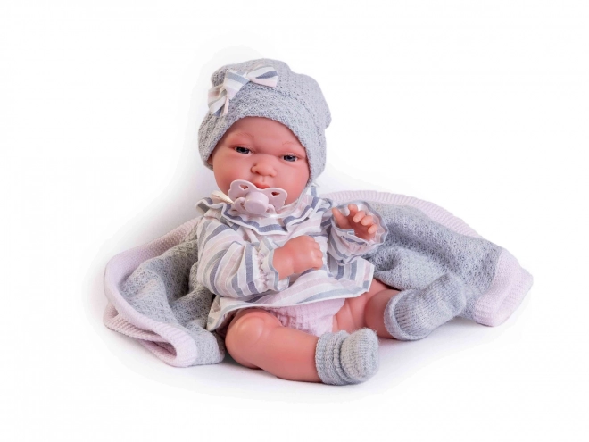 Antonio Juan 60029 TONETA - poupée réaliste bébé avec corps en vinyle intégral - 33 cm