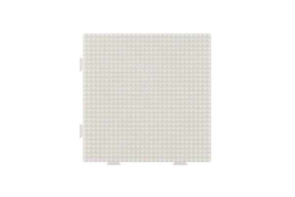 Plaque pour perles à repasser Hama - carré de connexion 4pcs sur carte 20x24x3cm