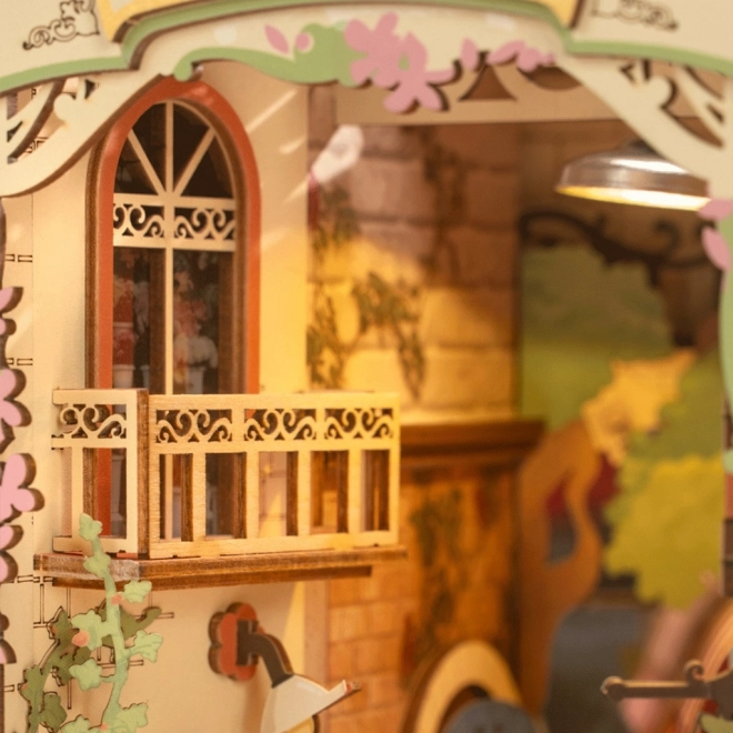 RoboTime Puzzle 3D Arrêt de Livres Coin Fleuri