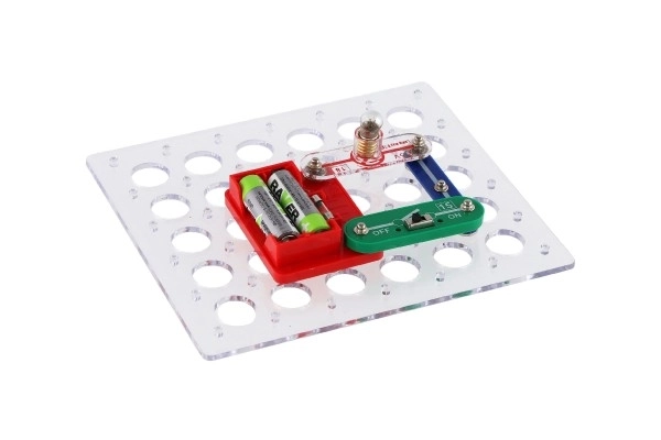 Secrets de l'électronique 80 expériences en mini-piles dans une boîte 24x18x4cm à partir de 6 ans