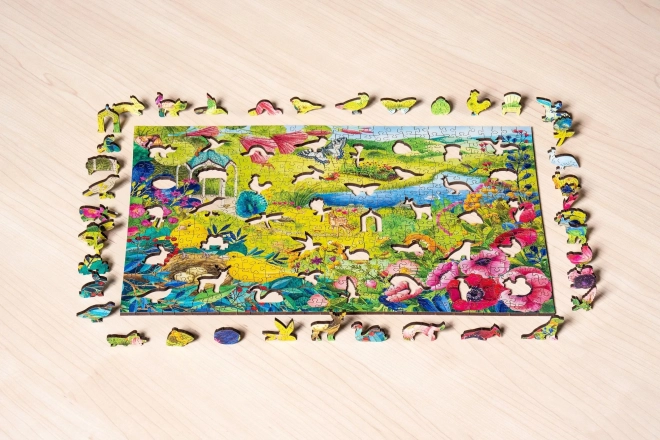 Puzzle en bois Jardin Sauvage 500 pièces
