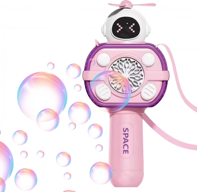 Woopie machine à bulles spatiale rose