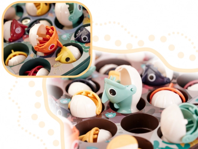 Jeu familial de Pêche avec accessoires bleus