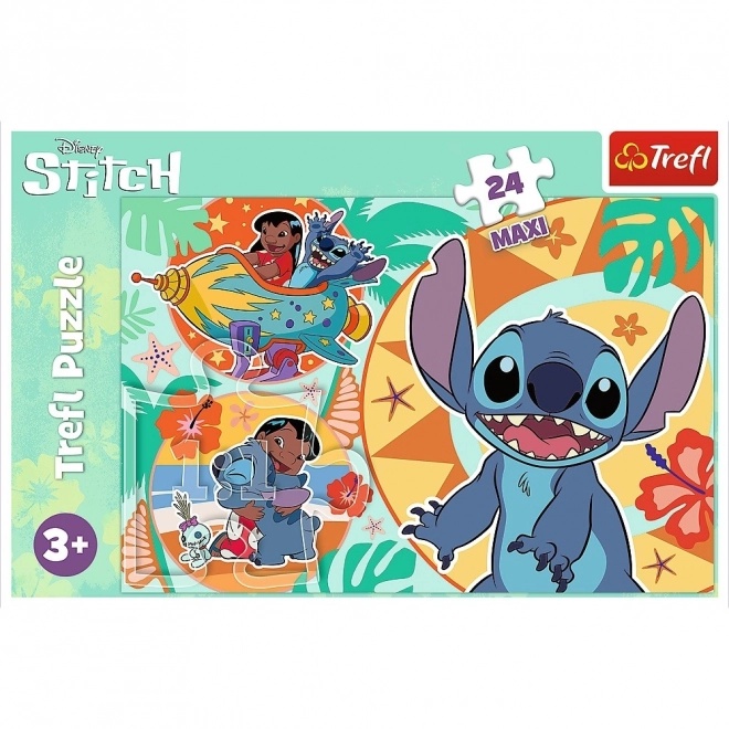 Puzzle Lilo & Stitch pour enfants, 24 pièces