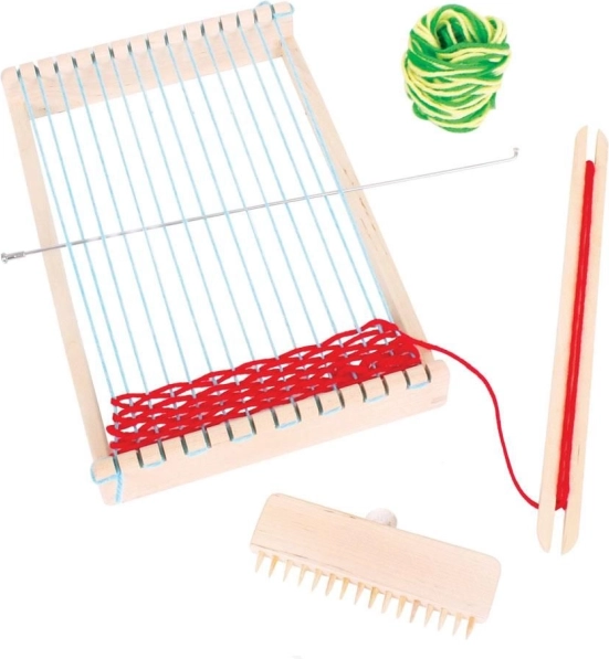 Métier à tisser en bois Bigjigs Toys pour enfants
