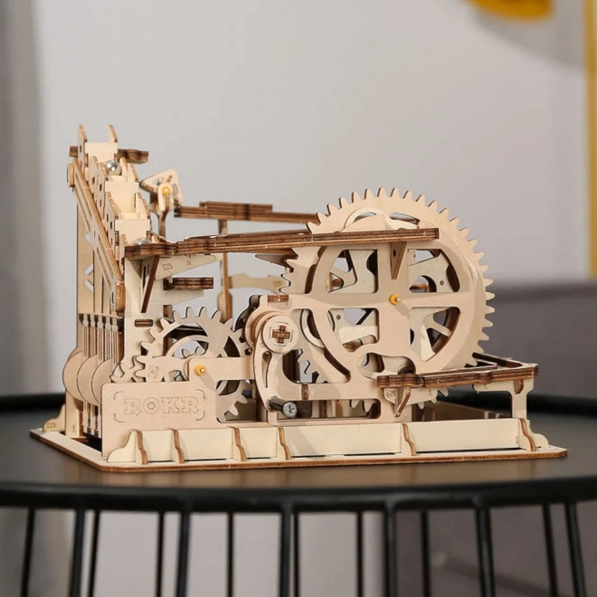 Puzzle 3D en bois Rokr Piste à billes Parkour