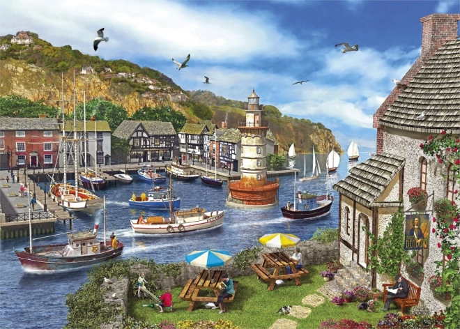 Puzzle GIBSONS Baie avec phare 1000 pièces