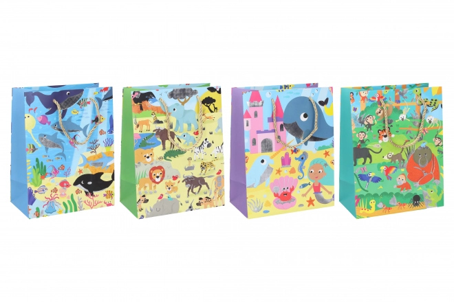 Sac cadeau pour enfants grand 41,5x30x12 cm