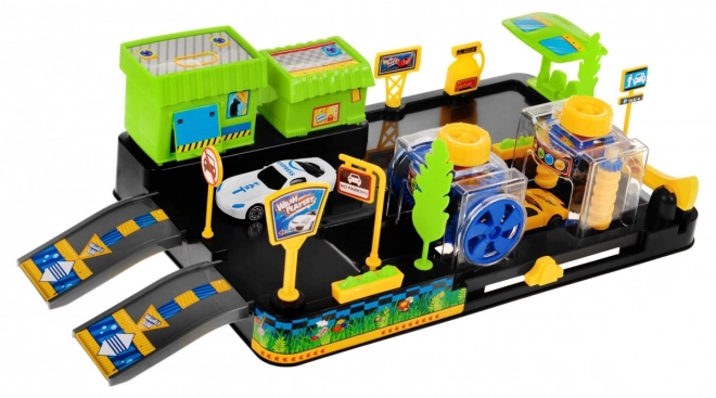 Lave-vaisselle pour enfants 3+ Montage indépendant + 2 voitures + pièces mobiles