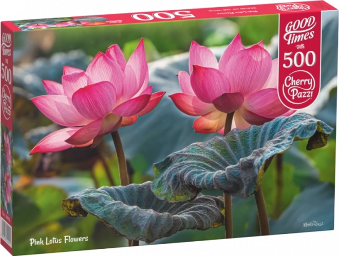 Puzzle Fleurs de lotus roses 500 pièces
