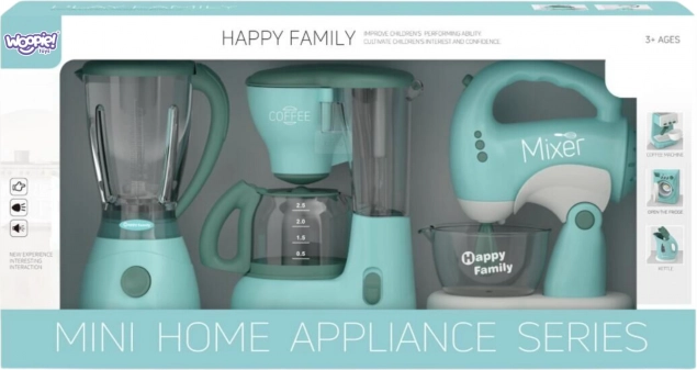 WOOPIE Ensemble d'appareils ménagers pour enfants 3 en 1 Mixeur Blender Robot de cuisine