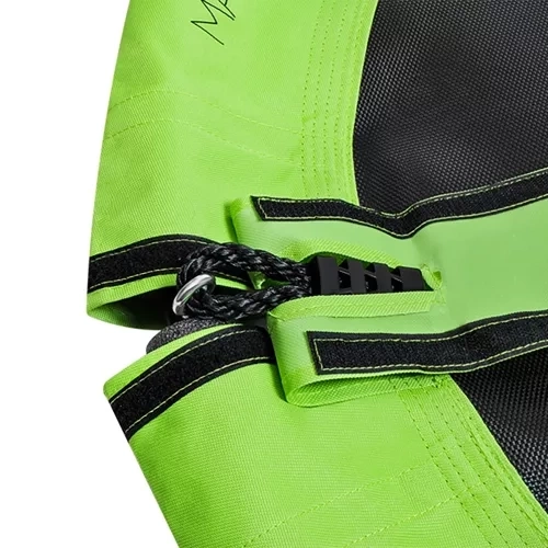 Balançoire nid de cigogne 100cm vert-noir 23514