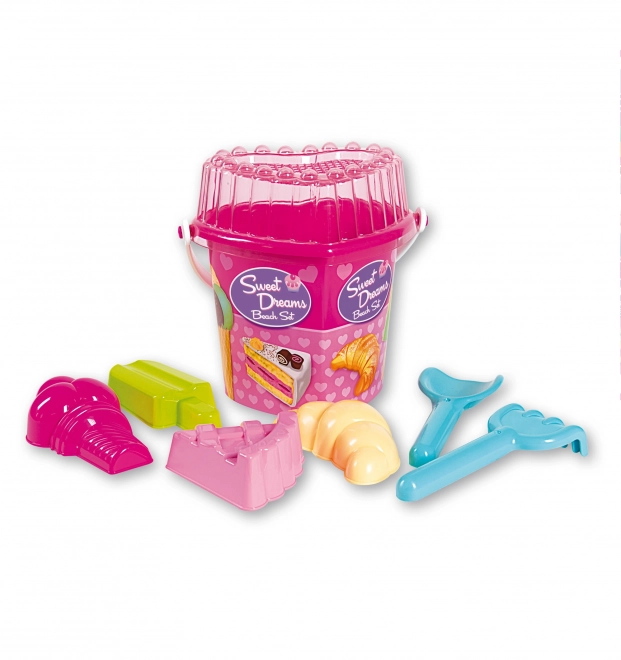 Androni set de sable Pâtisserie – moyen, 8 pièces