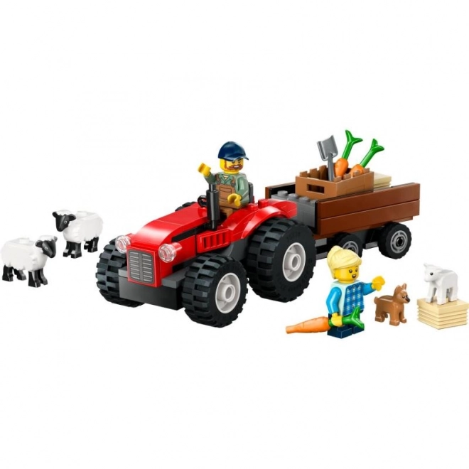 LEGO® City 60461 Tracteur rouge avec remorque et moutons