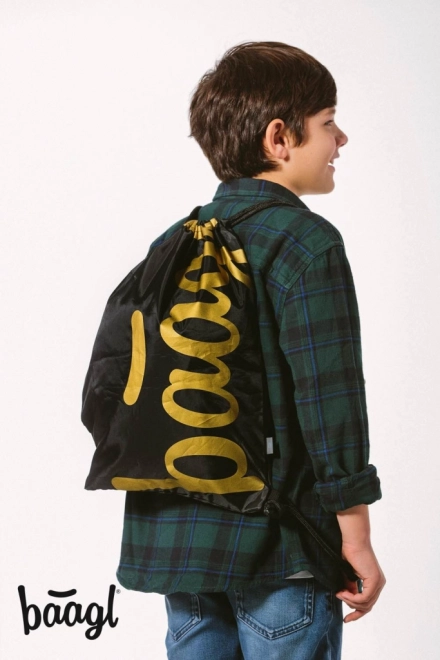 BAAGL SET 3 Skate Gold: sac à dos, trousse et sac