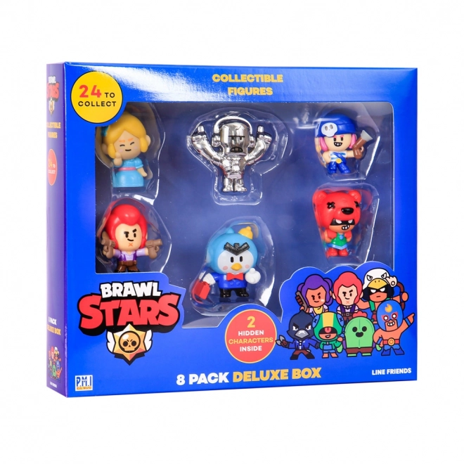 Figurines Brawl Stars Coffret Deluxe de 8