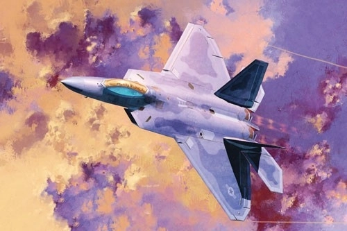 Modèle d'avion F-22A Raptor à l'échelle 1:72 par Academy