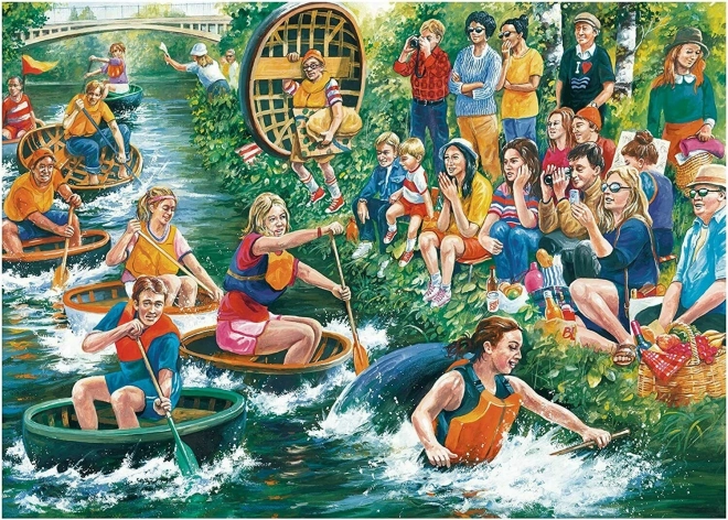 Puzzle FALCON Régate de Coracle 1000 pièces