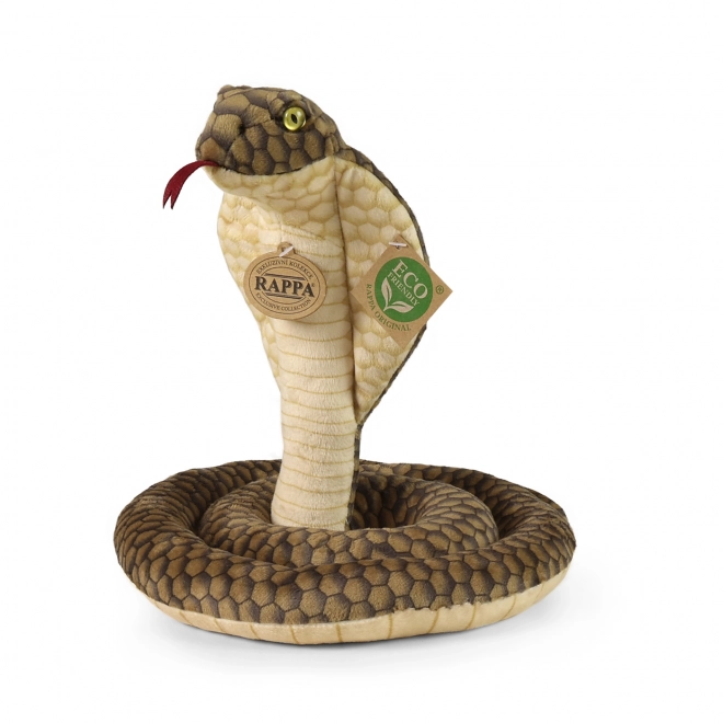 Serpent cobra en peluche écologique