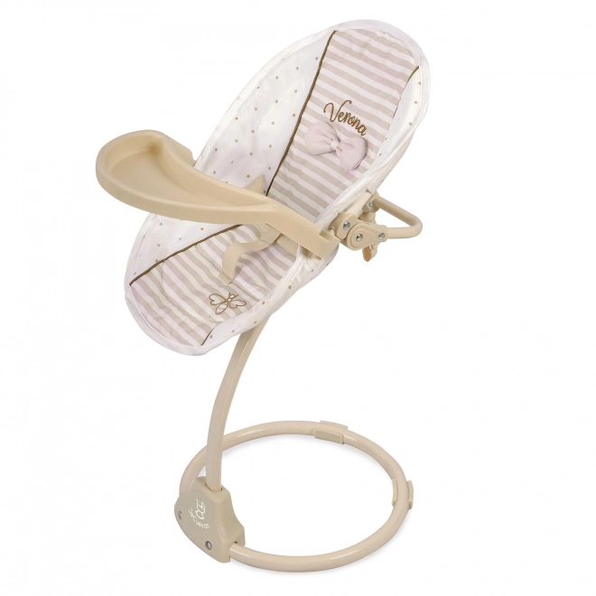Chaise pour enfants multifonctionnelle et balançoire pour poupées 3 en 1 Verona