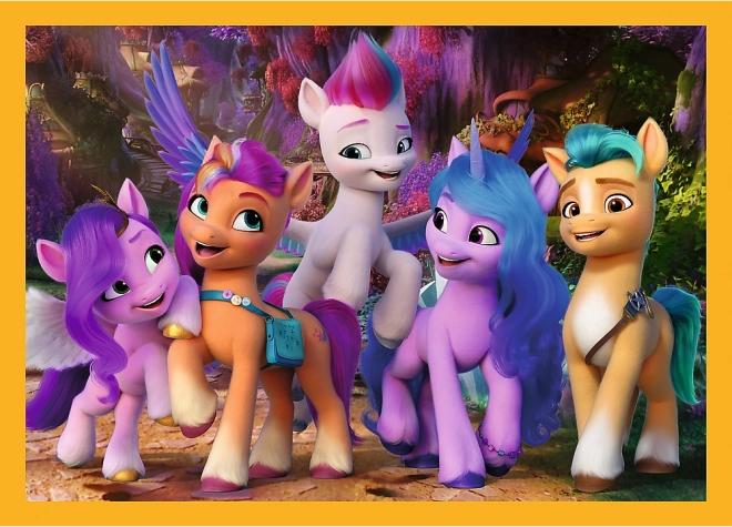 TREFL Puzzle My Little Pony : Faites connaissance avec les poneys 4 en 1 (35,48,54,70 pièces)