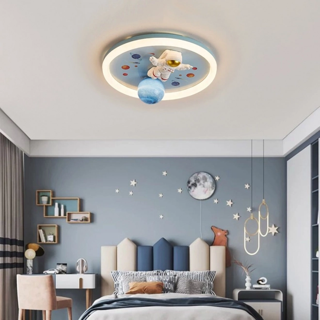 Plafonnier LED dimmable pour chambre d'enfant avec astronaute