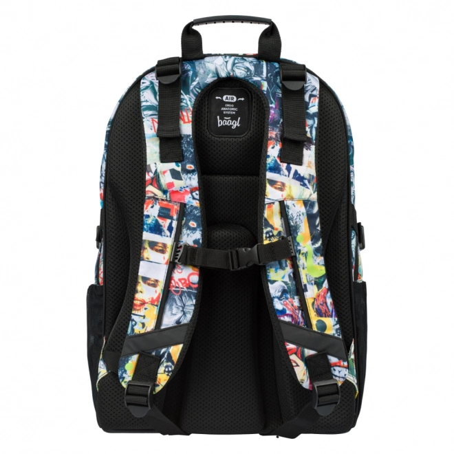 BAAGL 3 SET Skate Batman Comics : sac à dos, trousse, sac