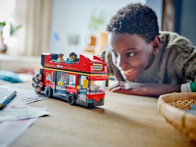 LEGO City 60407 Bus touristique rouge à deux étages