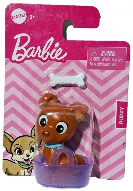 Barbie chien dans un panier