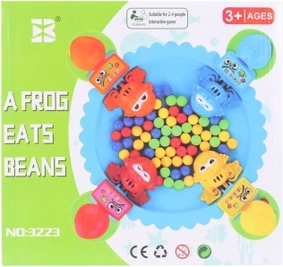 Grenouilles affamées – jeu de société interactif pour enfants 3+