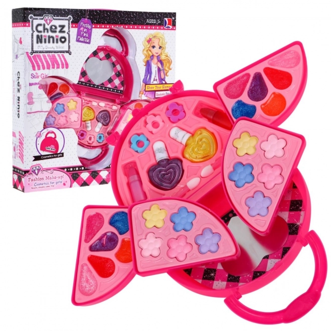 Trousse de maquillage dépliable pour enfants 5+ pour les yeux et les ongles