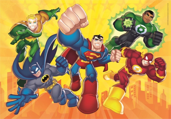 Puzzle DC Super Friends 4 en 1 pour enfants