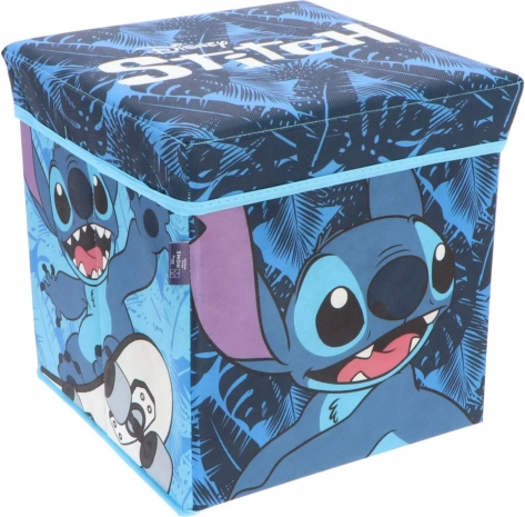Cozy Noxxiez Stitch boîte de rangement pliable et tabouret