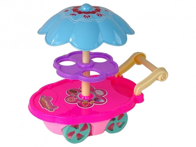 Stand pour enfants avec jouets - chariot à glace
