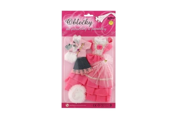 Vêtements avec accessoires pour poupées 2 pièces