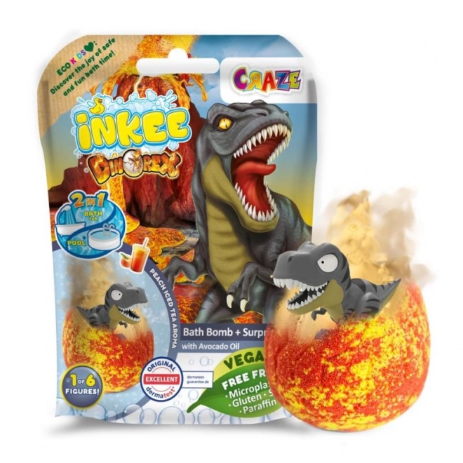 Bombe de bain effervescente avec surprise Dinosaure