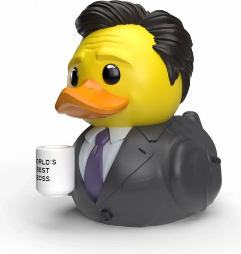 Michael iconique avec la tasse « World’s Best Boss »